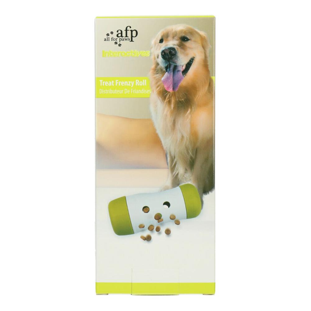Dog Treat Frenzy Roll - Interactive Dispenser Feeder