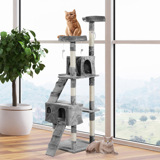 Multi-Level Cat Scratching Tree Kitty