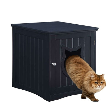 Cat House Side Table,Litter Box Enclosure