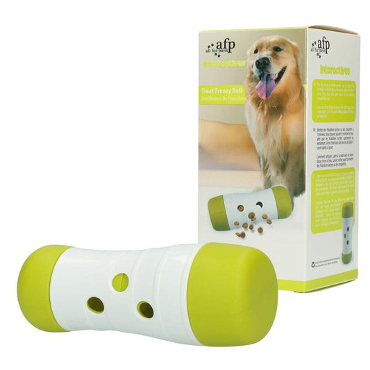 Dog Treat Frenzy Roll - Interactive Dispenser Feeder