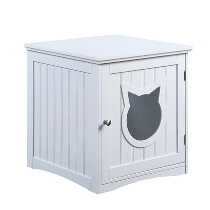 Cat House Side Table,Litter Box Enclosure