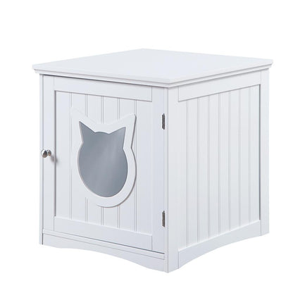 Cat House Side Table,Litter Box Enclosure