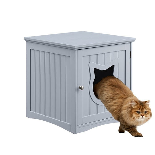 Cat House Side Table,Litter Box Enclosure